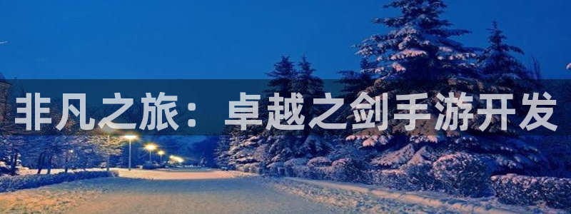 摩根娱乐挂机项目是什么：非凡之旅：卓越之剑手游开发