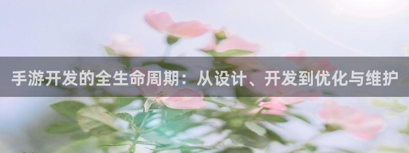 摩根娱乐娱乐官网入口在线观看：手游开发的全生命周期：从设计、